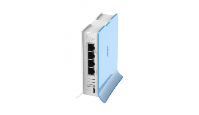 MikroTik hAP lite tower WiFi Router RB941-2nD-TC, 2.4GHz, 4x RJ45 100Mb/s