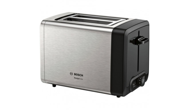 Bosch | DesignLine Röster | TAT4P420 | Võimsus 970 W | Pesade arv 2 | Korpuse materjal Roostevaba te