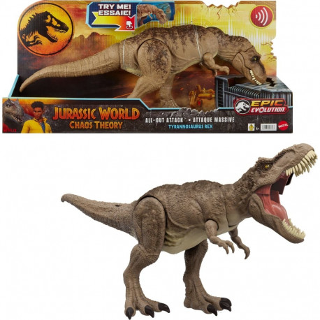 Mattel Jurassic World T-Rex Total Assault figuur (HXF53)