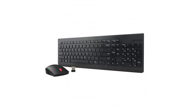 Lenovo Essential | Wireless Keyboard and Mouse Combo - Nordic | Keyboard and Mouse Set | Wireless | 