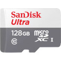 SanDisk Ultra MicroSDXC Card 128 GB Class 10 UHS-I (SDSQUNR-128G-GN3MN)