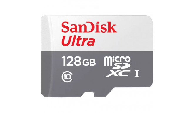 SanDisk Ultra MicroSDXC Card 128 GB Class 10 UHS-I (SDSQUNR-128G-GN3MN)