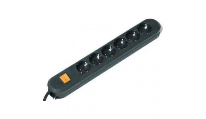 Bachmann power strip 6 sockets 3 m black (381.151K)