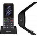 Maxcom MM735 Comfort mobile phone + SOS wristband Black