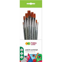 Happy Color Artistic brushes synthetic flat 8pcs HAPPY COLOR