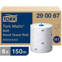 Staples TORK Towel roll ADVANCED, 2-ply, 600 sheets, white, cardboard 6 rolls