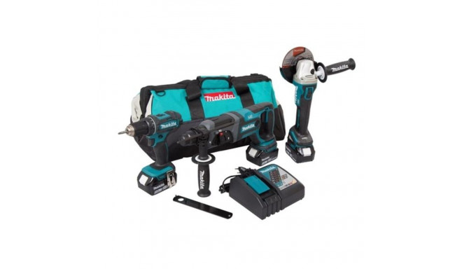 MAKITA.COMBO 18V DLX3078TX1 DDF482+DGA504+DHR241 3x5.0 BAG