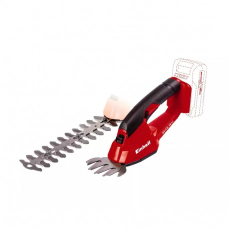 Juhtmeta rohu- ja hekikäärid EINHELL GE-CG 18 Li-Solo, 18 V 10/20 cm, ilma akuta