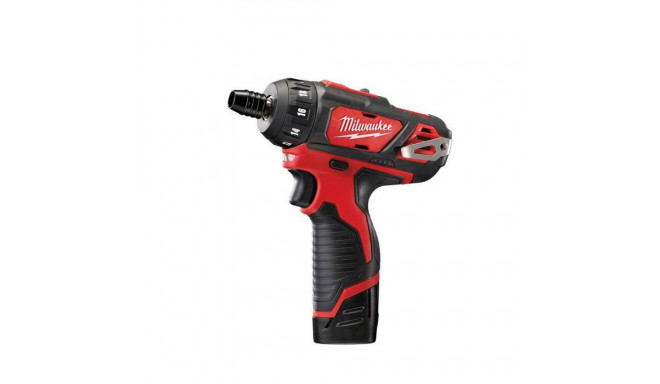 MILWAUKEE.Screwdriver M12BD-202C 30Nm 1/4" 2x2.0Ah
