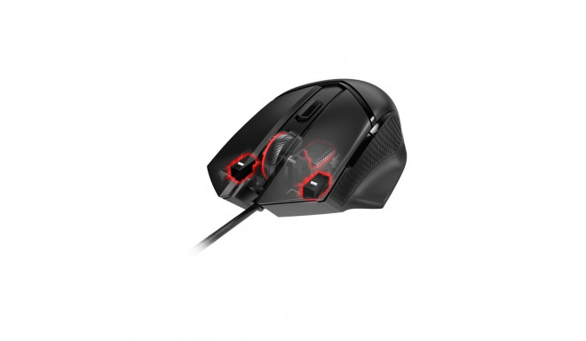 MSI CLUTCH GM20 ELITE Mänguri USB RGB Reguleeritav kuni 6400 DPI Lauaarvuti Sülearvuti Mänguklassi O