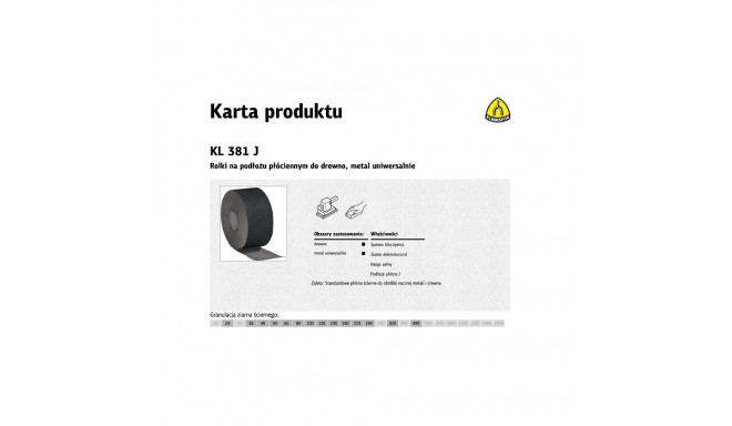 K.CANVAS ROLL 150mm 100 KL381J (50mb)