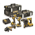 DEWALT Kombokomplekt 18V DCK422P3 (DCG405+DCH273+DCD796+DCF887) 3x5.0Ah 2xTSTAK