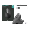 Logitech MX Vertical Advanced Ergonimic mouse RF Wireless+Bluetooth Optical 4000 DPI Right-hand