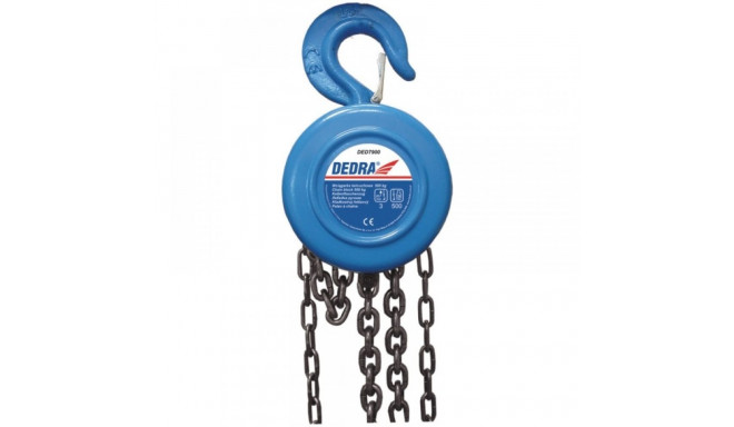 Dedra Chain hoist 2000kg/3m - DED7903