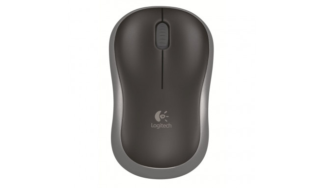 Logitech M185 Wireless Mouse, RF Wireless, 1000 DPI, Black/Grey
