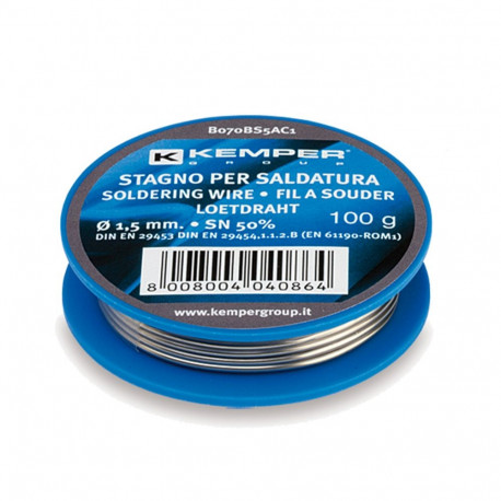 Jootetina "KEMPER" 1.5 mm 100 g SN 50%