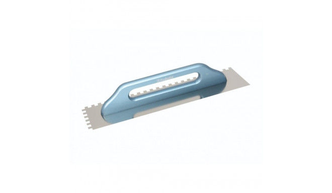 Stainless steel PL. toothed grater 130 x 480 mm, 12x12 mm