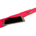 Sports Belt AVENTO 21PR L Fluorescent pink/Black/Silver