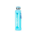 Drinking bottle GYMSTICK 600ml turquoise (glass)