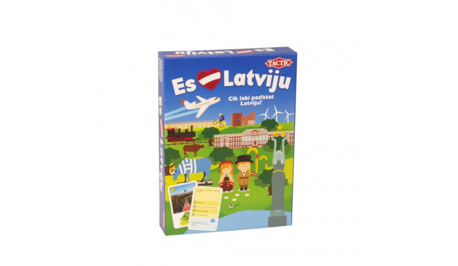 TACTIC lauamäng Ma armastan Lätit (läti keeles)