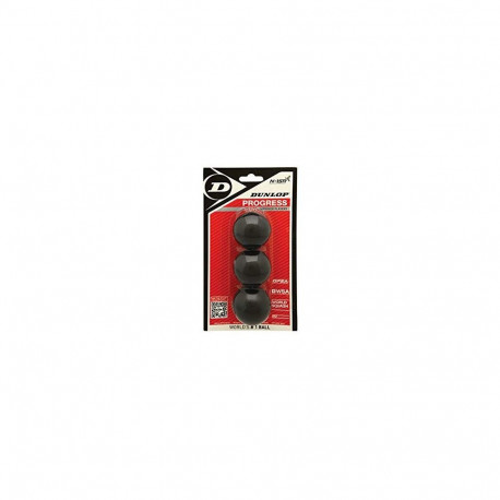Squash ball Dunlop PROGRESS 3-blister