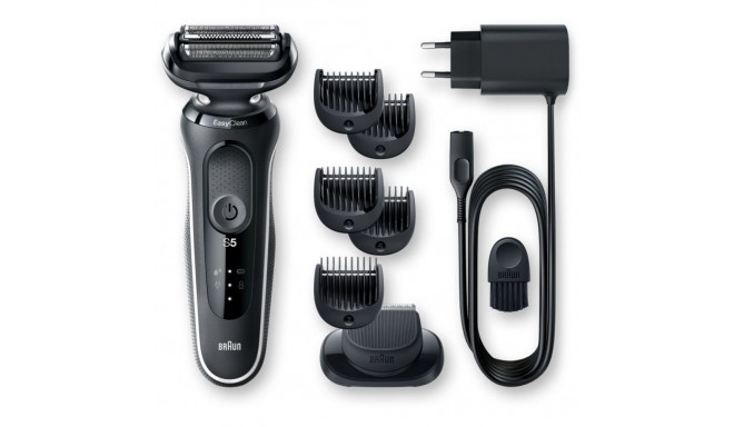Braun Shaver 51-W1500s Operating time (max) 50 min Wet & Dry Black/White