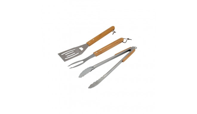 BBQ ACCY UTENSIL KIT WOODX3PCS