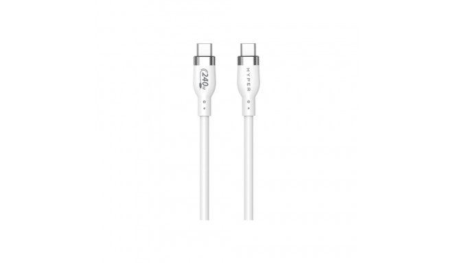 Hyper | 2M Silicone 240W USB-C Charging Cable | USB-C to USB-C