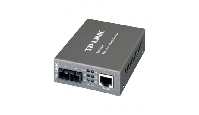 TP-LINK | 10/100Mbps mitmerežiimiline meediakonverter | MC100CM | 10/100Base-TX | 100Base-FX