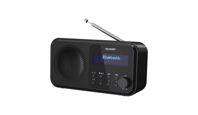 Sharp DR-P420(BK) Tokyo kaasaskantav digitaalne raadio, FM/DAB/DAB+, Bluetooth 5.0, USB või patareit