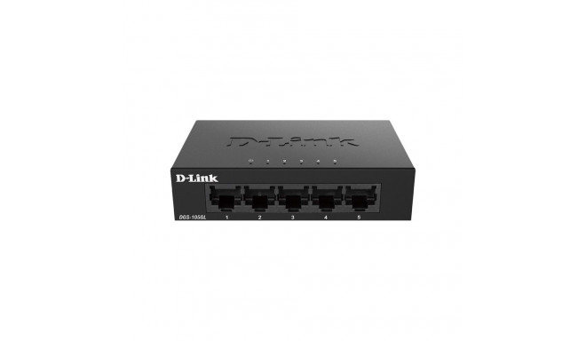 D-Link | Ethernet Switch | DGS-105GL/E | Unmanaged | Desktop | Gigabit Ethernet (copper) ports quant
