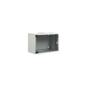 Digitus | 9U seinakinnitusega kapp | DN-19 09-U-S-1 | Hall | Ohutusklass IP20. Lukustatav turvaklaas