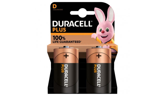 Duracell | Plus MN1300 | D | Aluseline | 2 tk