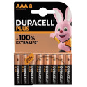Duracell | Plus MN2400 | AAA | Aluseline | 8 tk