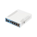 MikroTik | RB962UiGS-5HacT2HnT | hAP ac | 802.11ac | 2.4/5.0 | 1300 Mbit/s | 10/100/1000 Mbit/s | Et