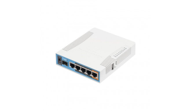MikroTik | RB962UiGS-5HacT2HnT | hAP ac | 802.11ac | 2.4/5.0 | 1300 Mbit/s | 10/100/1000 Mbit/s | Et
