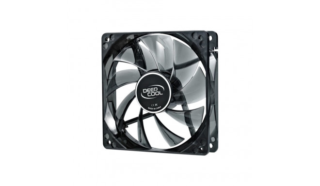 120 mm case ventilation fan,  "Wind Blade 120", transparent, hydro bearing,4 LED's | Deepcool