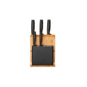 Fiskars FF 5-knife black and bamboo