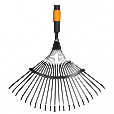 Fiskars QuikFit fan rake without handle, 20 teeth, 43 cm, for leaves