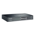 TP-LINK TL-SG1016DE - Managed - L2 - Gigabit Ethernet (10/100/1000) - Full duplex - Rack mounting