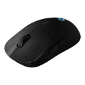 Logitech G PRO juhtmevaba mängurihiir, RF juhtmevaba, 25600 DPI, must