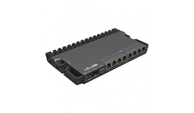 MikroTik RouterBOARD RB5009UPr+S+IN No Wi-Fi Router Switch Rack Mountable 10/100/1000 Mbit/s Etherne