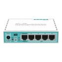 Mikrotik RB750GR3 wired router Gigabit Ethernet Turquoise  White