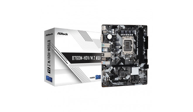 ASRock B760M-HDV/M.2 D4 emaplaat