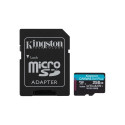 Kingston microSDXC Canvas Go! Plus 256GB 170R A2 U3 V30 Card + adapter