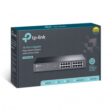 16P TP-LINK SG1016PE Metal POE+