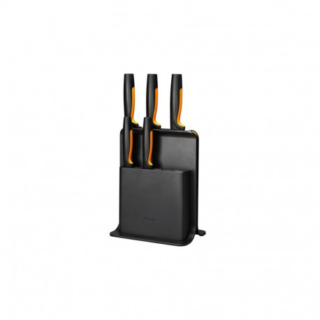 Knife set with plastic stand Fiskars FF, 5 knives