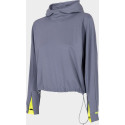 4f Women's sweatshirt H4Z22-BLD021 Gray size XS