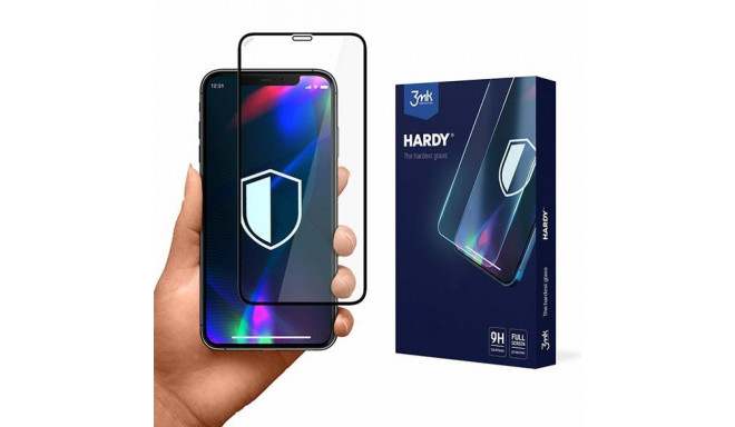 3MK Hardy iPhone XR/11 keemiliselt karastatud klaas must