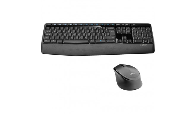 Logitech MK345 Combo Wireless Keyboard + Mouse, US, Black